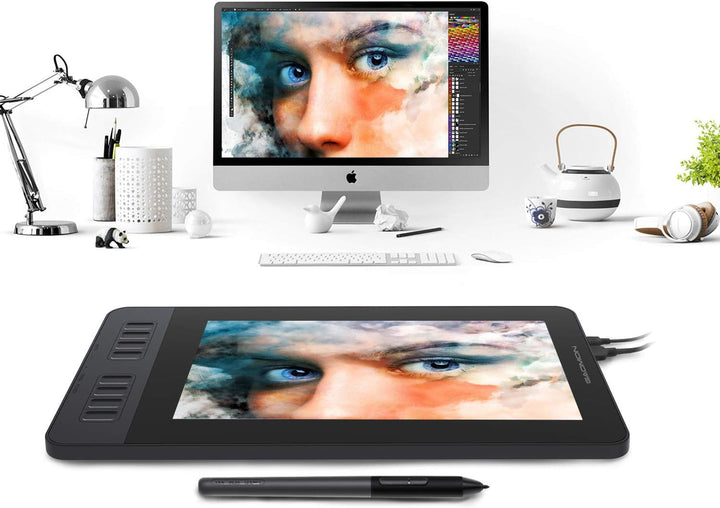 GAOMON PD1161 11,6 Zoll IPS Grafik Stift Display mit 8 Tasten und 8192 Druckstufe Stift für Zeichnen