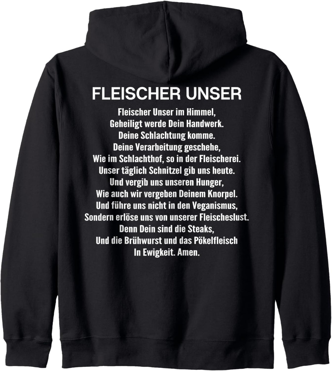 Fleischer Unser Gebet Fleischer Kapuzenjacke