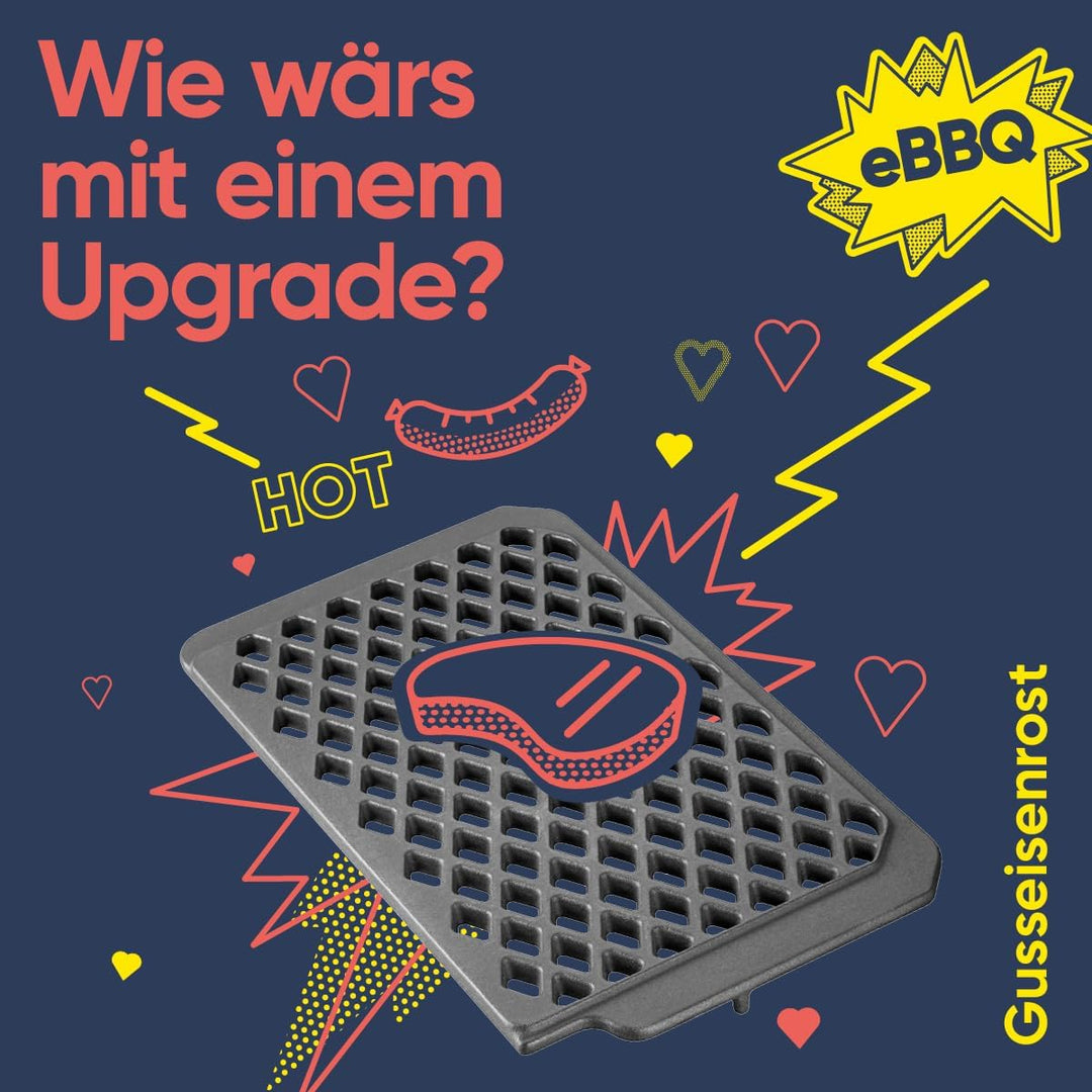 SEVERIN Gusseisen-Rost für SEVERIN SEVO (SMART CONTROL), Gusseisen-Rost aus emailliertem Gusseisen z