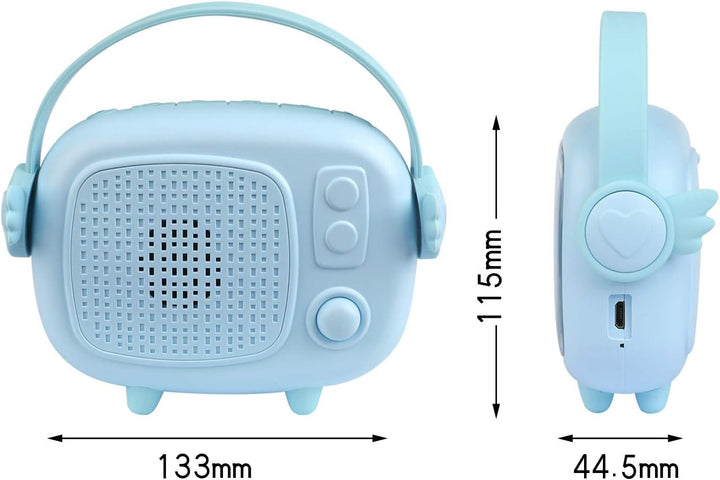 Ayybboo Wecker Kinder Digital Kinderwecker für Mädchen Jungen Digitaluhr Engel Wecker Uhr Wecker (Bl