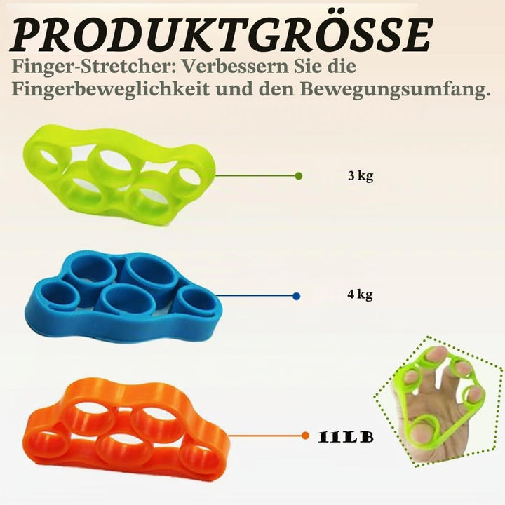 Fingertrainer Handtrainer Ball Set, 11 Stück Handtrainer Fingertrainer Ball Weich mit 3 Stärken für