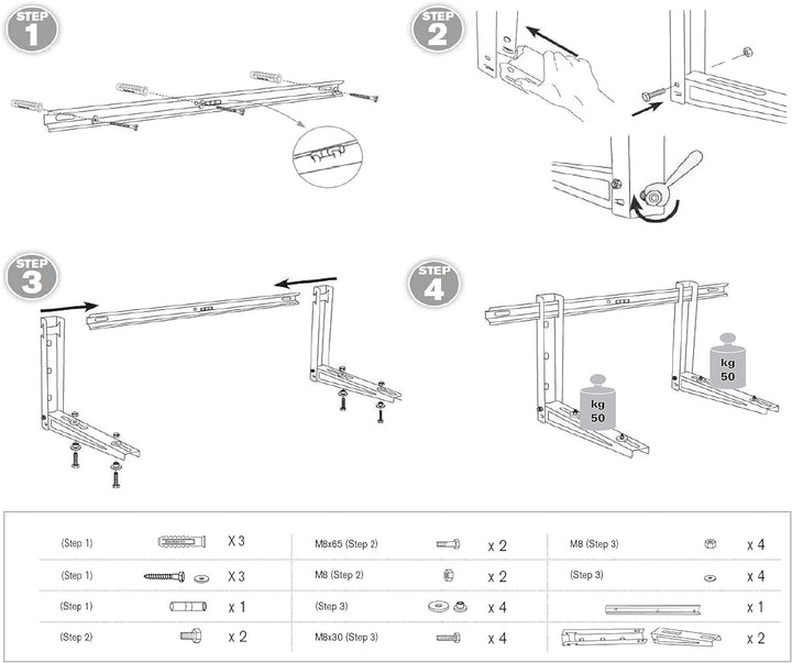fischer 521761 Klimagerätebefestiger Klima Klik