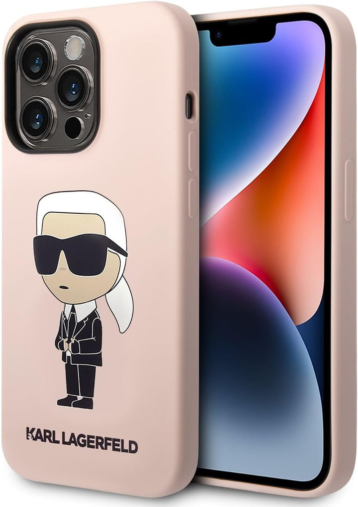 KARL LAGERFELD KLHCP14XSNIKBCP Hülle für iPhone 14 Pro Max 6,7" hardcase Rosa SI