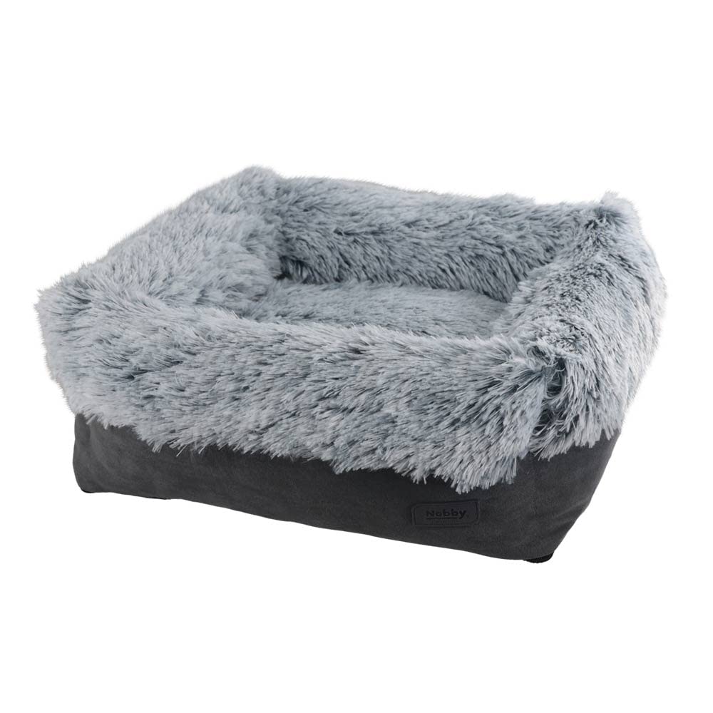 Nobby 61762 Komfortbett eckig NURU grau; L x B x H: 80 x 70 x 23 cm