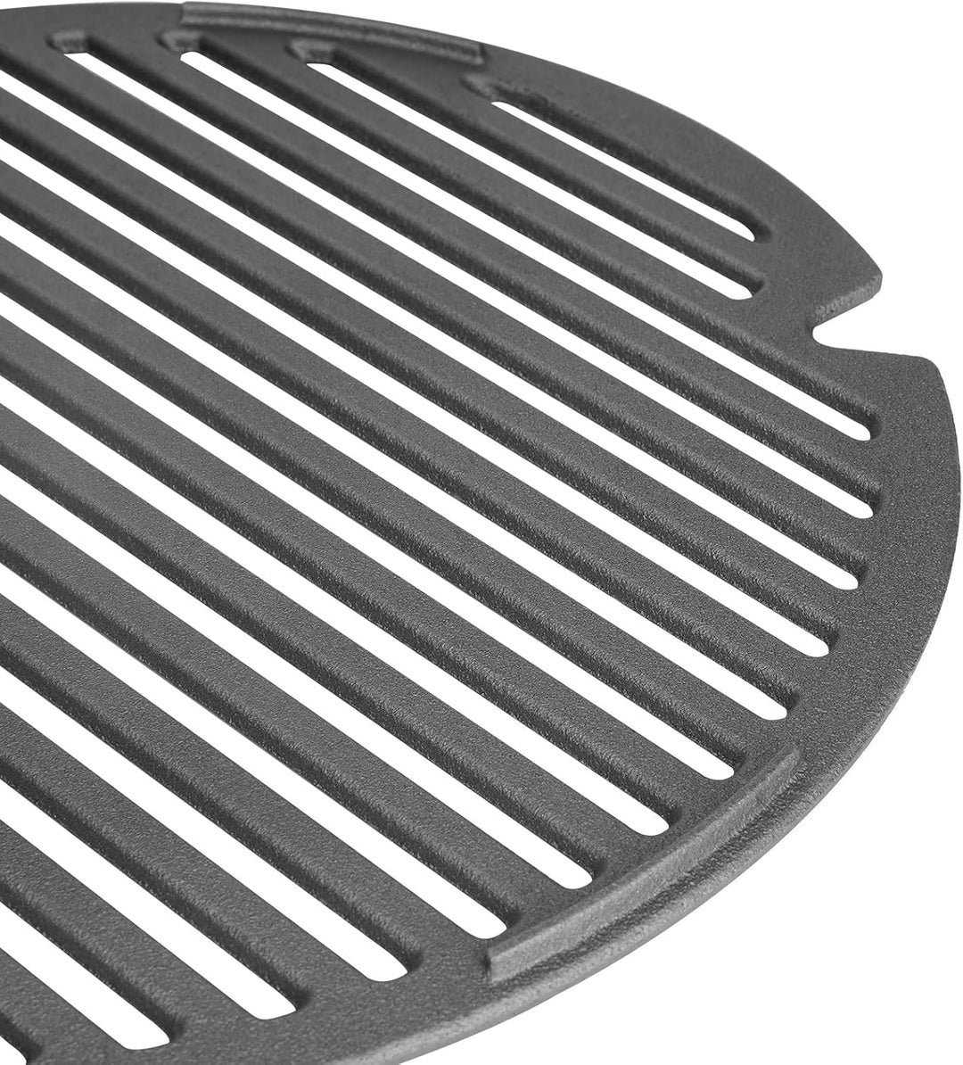 onlyfire Gusseisen Grillrost, BBQ Rund Guss Grillroste Ø 35cm Grillzubehör Passend für Kamado Joe Cl