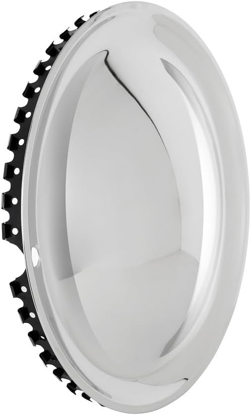 Moon Caps 16" Zoll (2X) Edelstahl poliert Radzierblenden Radkappen Radblenden~