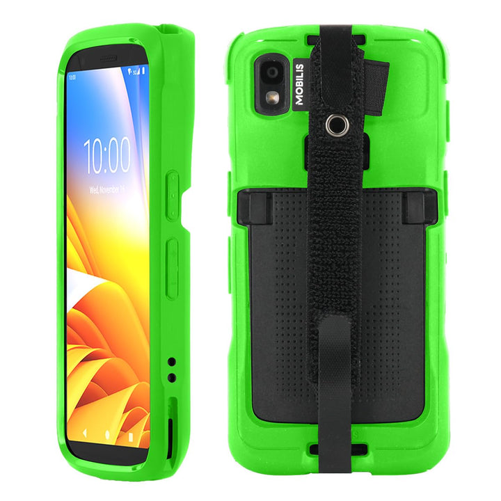 Mobilis Schutzhülle für Zebra TC22 TC27 mit Anti-Sturz-Handschlaufe & Stifthalter, Etui in Militärqu