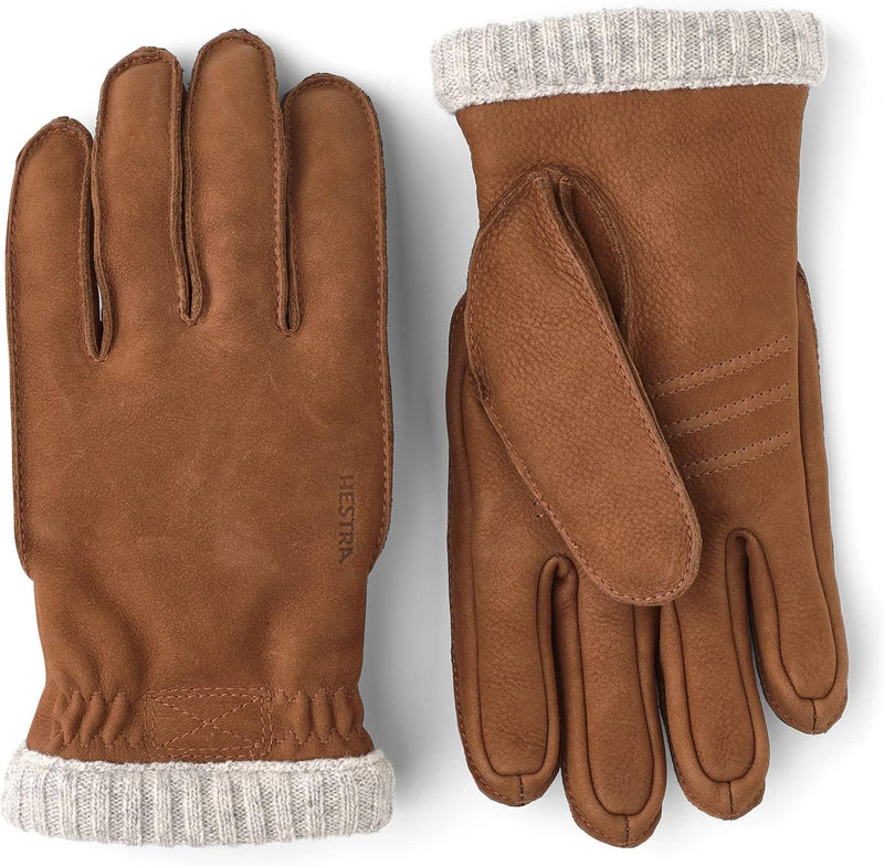 Hestra Joar Nubuck Handschuhe Fingerhandschuhe Lederhandschuhe Mit Futter Braun 11, Braun 11