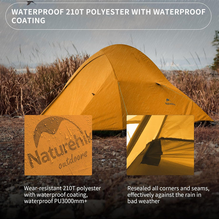 Naturehike Cloud Up Pro/Base/UL/EXT Zelt 2 Person Leichtes Campingzelt, Einfacher Aufbau Winddicht &amp;