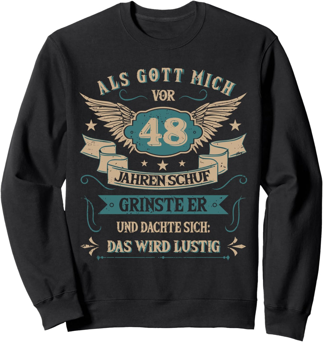48. Geburtstag Frauen Männer 48 Jahre Geburtstagsgeschenk Sweatshirt