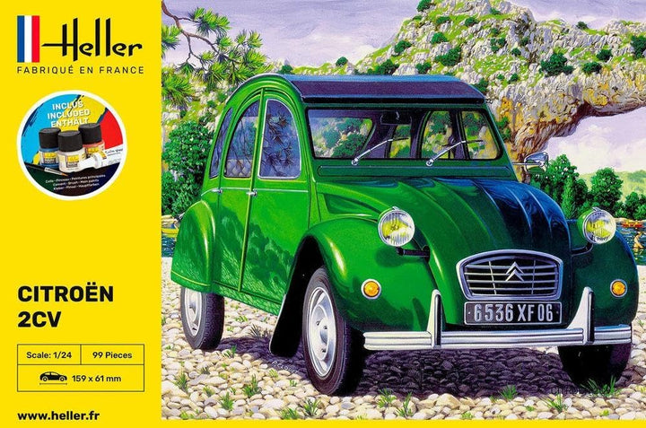 Heller 56765 Citroen 2 CV Modellbausatz, grau