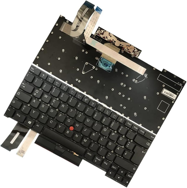 Gintai Ersatztaste Tastatur Deutsch Keyboard QWERTZ Backlit für Lenovo Thinkpad T490s 20NX 20NY, T49