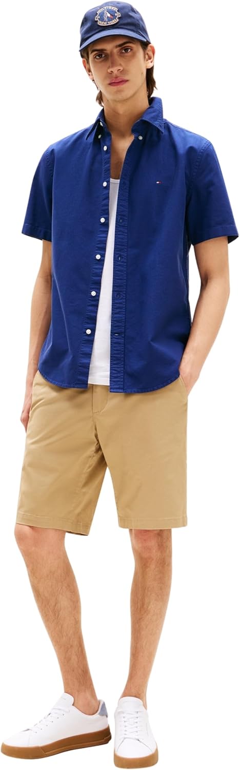 Tommy Hilfiger Relaxed Fit Bermoda Short Harlem Rauchblau 28W Beige (Camel), 28W Beige (Camel)