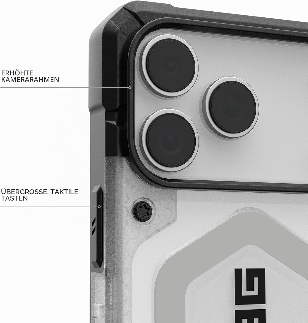 URBAN ARMOR GEAR Pathfinder MS Hülle kompatibel mit Apple iPhone 17 Pro Max Case (Wireless Charging/