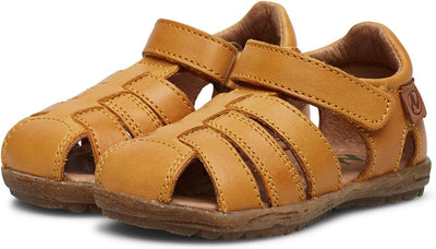 Naturino SEE-Halboffener Lederschuh-Taupe 23 EU Orange, 23 EU Orange