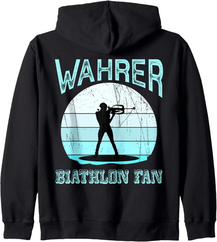 Wahrer Biathlon Fan, Biathlon Fan, Wintersport, Biathlon Kapuzenjacke