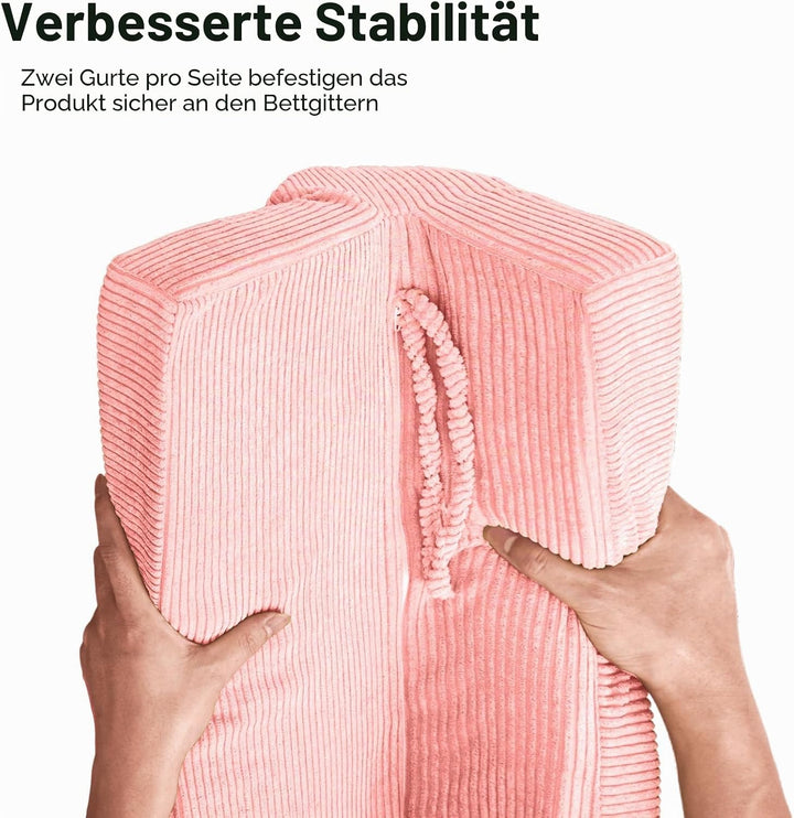 AEOCOO Bettkantenschutz für Kinderbetten 90 cm – weiche Memory-Schaum Bettumrandung, Rausfallschutz