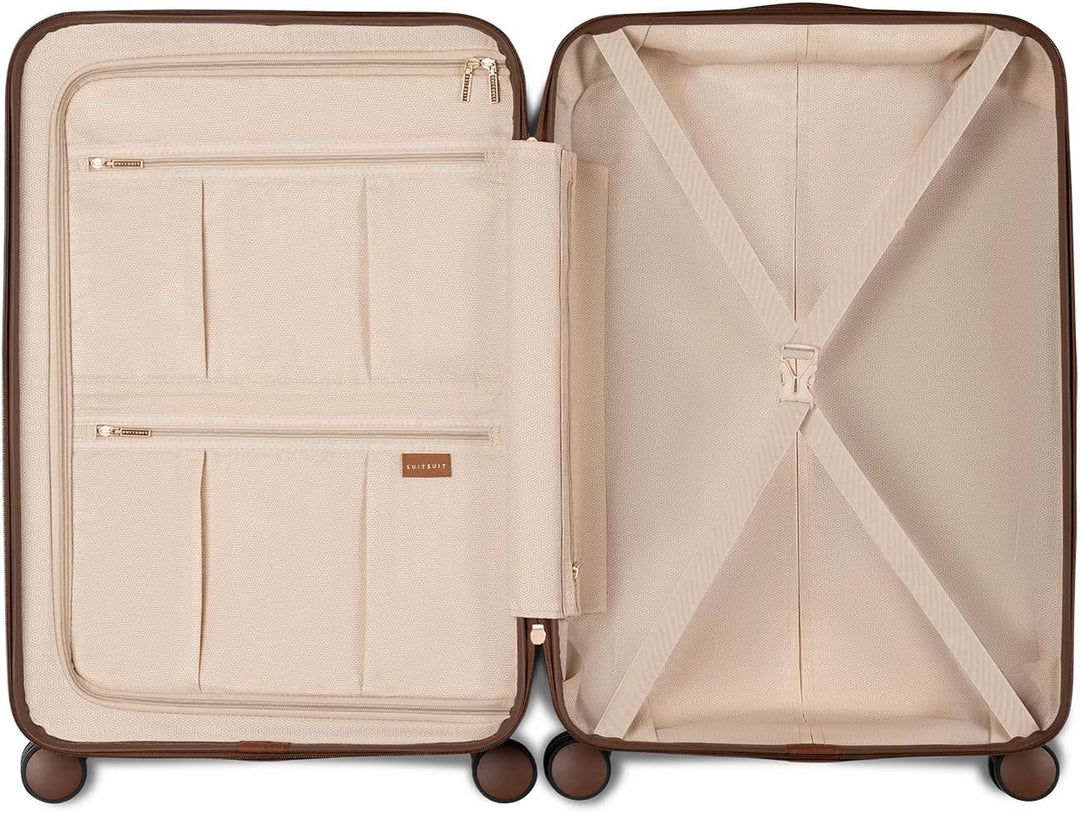 SUITSUIT Koffer Gross 66 cm - Leicht Hartschalen Reisekoffer mit Rollen - TSA-Schloss - 59 L - Fab S