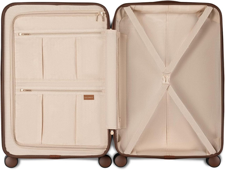 SUITSUIT Koffer Gross 66 cm - Leicht Hartschalen Reisekoffer mit Rollen - TSA-Schloss - 59 L - Fab S