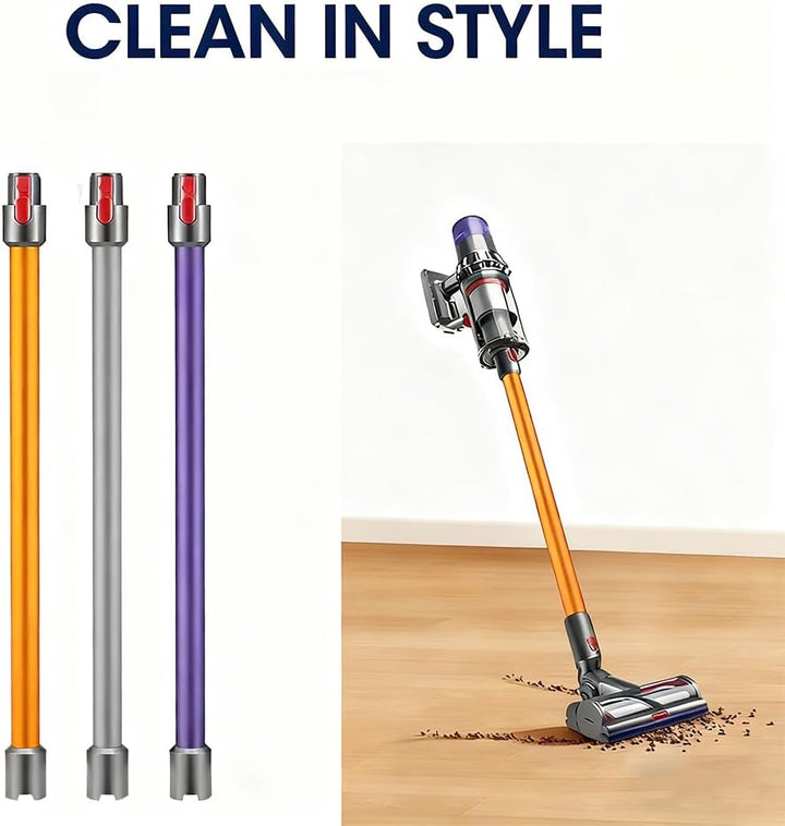 MOPEI Verlängerungsrohr für Dyson V7 V8 V10 V11 V15 Stabstaubsauger, 73 cm (Orange)