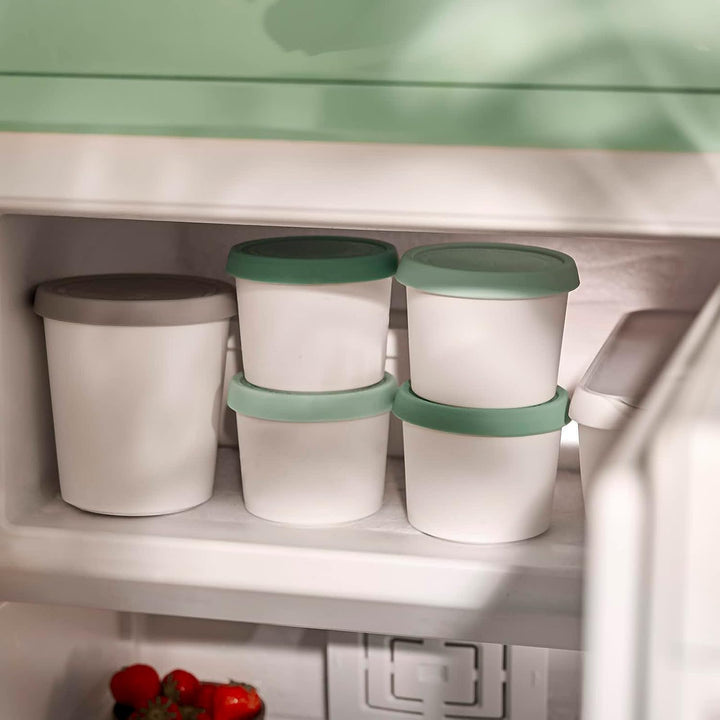 SPRINGLANE 4er-Set Eisbehälter für Speiseeis 400 ml, Aufbewahrungsbehälter, Gefrierdosen, Eis-Contai