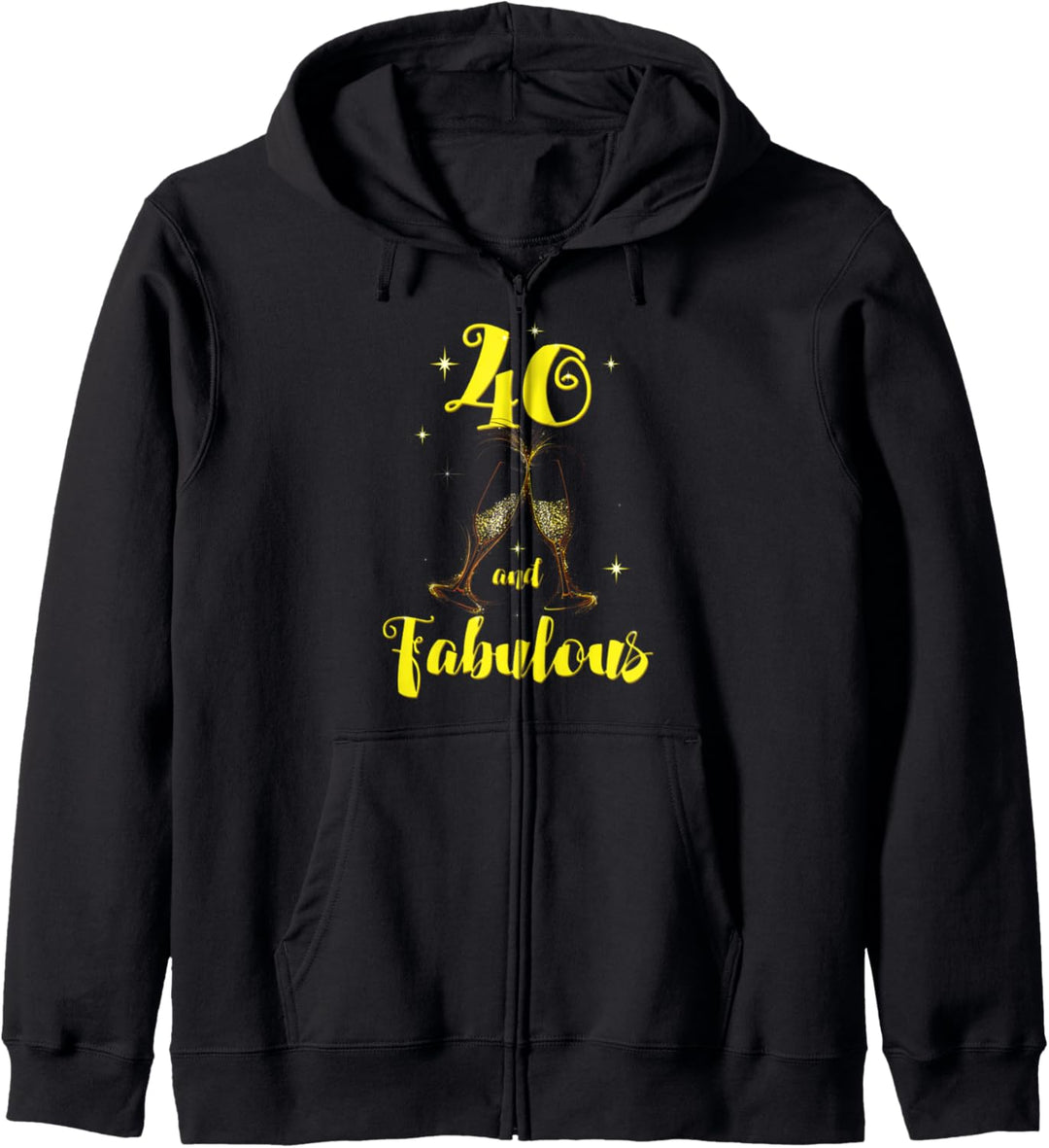 Fabulous at 40 Women's Birthday Born in 1981 design Kapuzenjacke