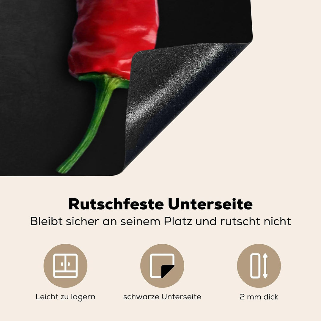 KitchenYeah© Herdabdeckplatte Einteilig Küche Herdabdeckung Induktionsfeld Ceranfeld Herdabdeckplatt