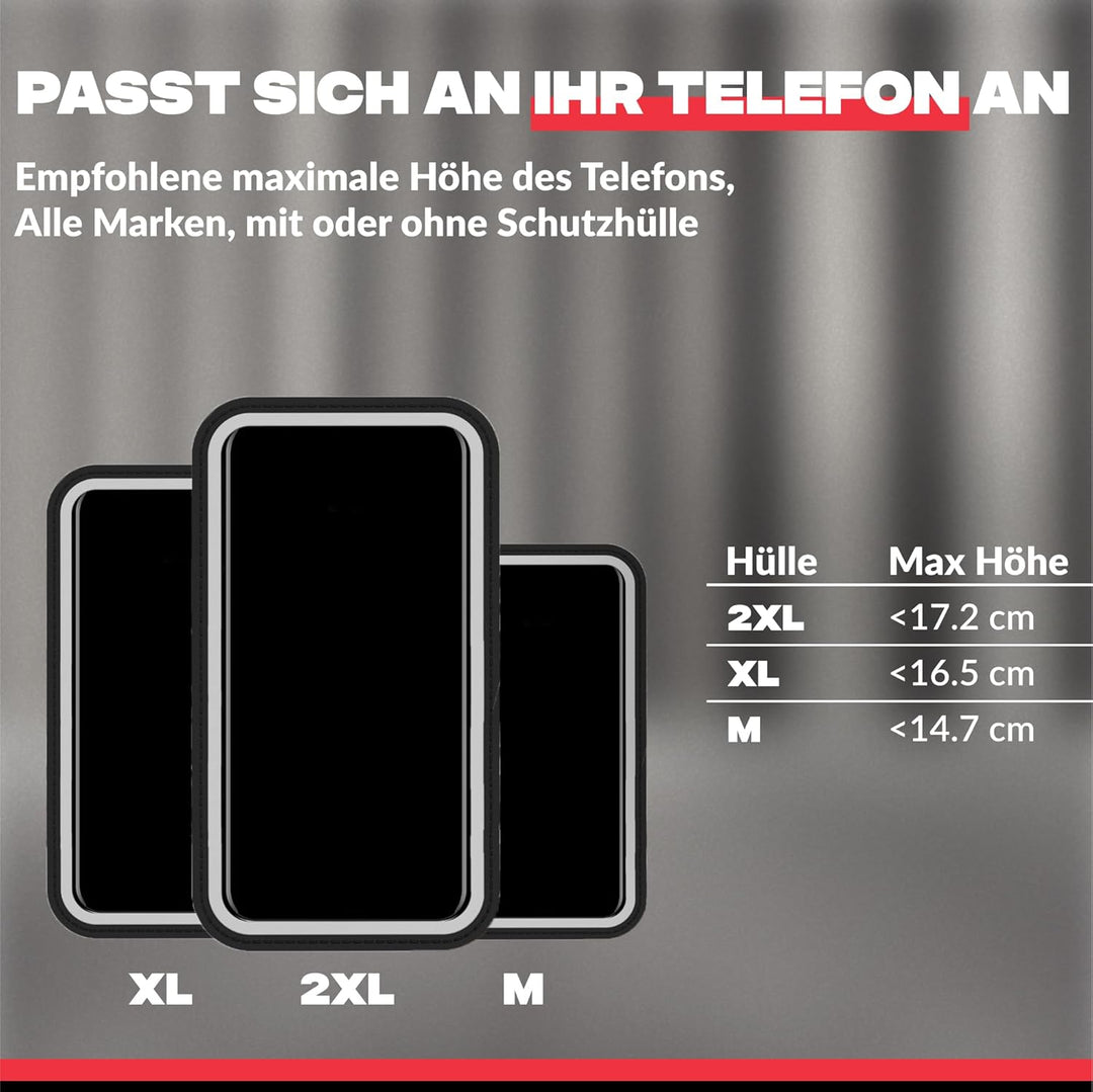 Shapeheart französische Innovation, magnetische Fahrrad-, Mountainbike-... Telefonhalterung für den