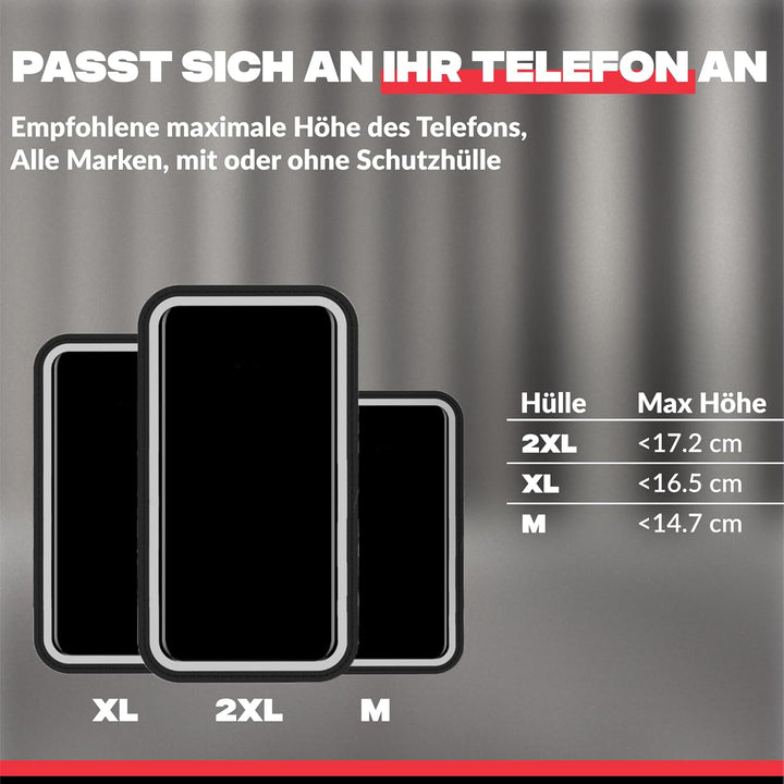 Shapeheart französische Innovation, magnetische Fahrrad-, Mountainbike-... Telefonhalterung für den
