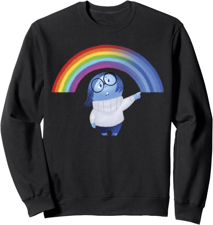 Disney Pixar Inside Out Sadness Rainbow Sweatshirt