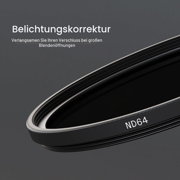Urth 77 mm Graufilter ND64 (6 Stop) ND Filter (Plus+) 77mm, 77mm