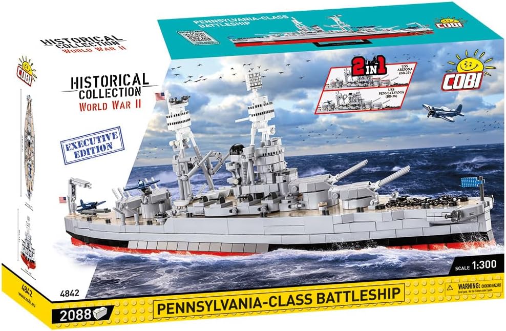 Klocki Pennsylvania - Class Battleship (2in1) - Executive Edition