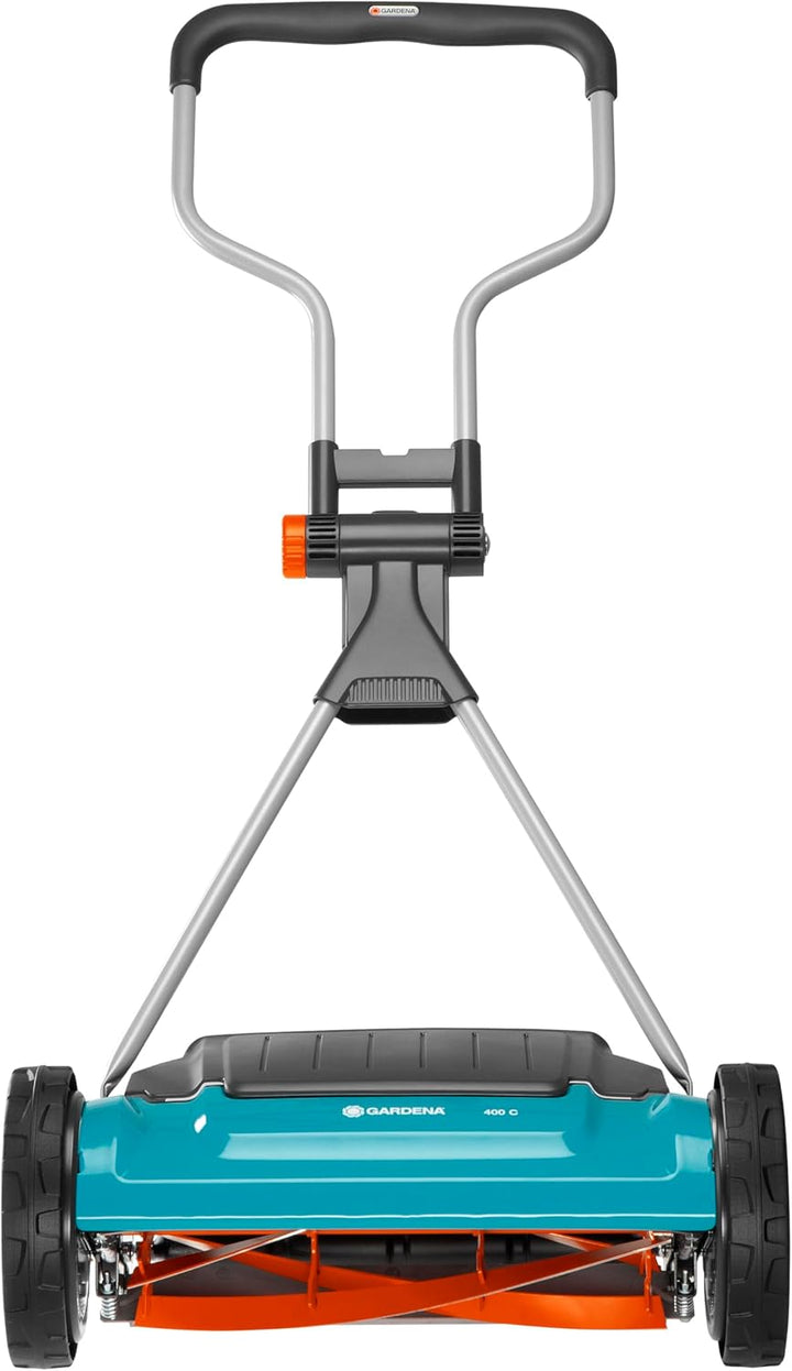 Gardena Comfort Spindelmäher 400 C: Handrasenmäher mit 40 cm Arbeitsbreite für bis zu 250 m² Rasenfl