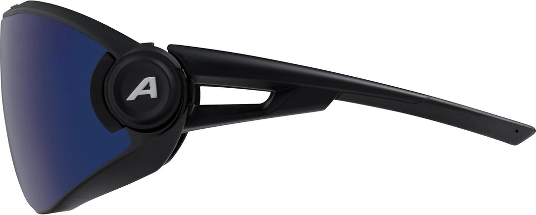 ALPINA 5W1NG QV - Kontrastverstärkende, Selbsttönende & Beschlagfreie Sport- & Fahrradbrille Mit 100