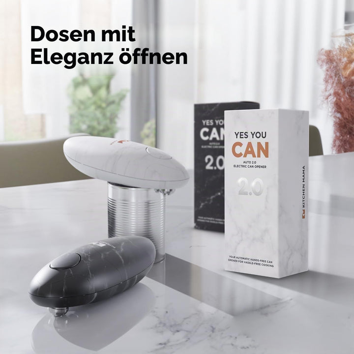 Elektrischer Dosenöffner Auto 2.0 von Kitchen Mama: Optimierte Klinge öffnet nahezu alle Dosen – aut