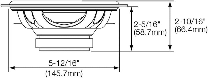 Lautsprecher Boxen Einbauset passend mit JBL Stage 2 64CFS 16,5cm System Auto Einbausatz - für VW Po