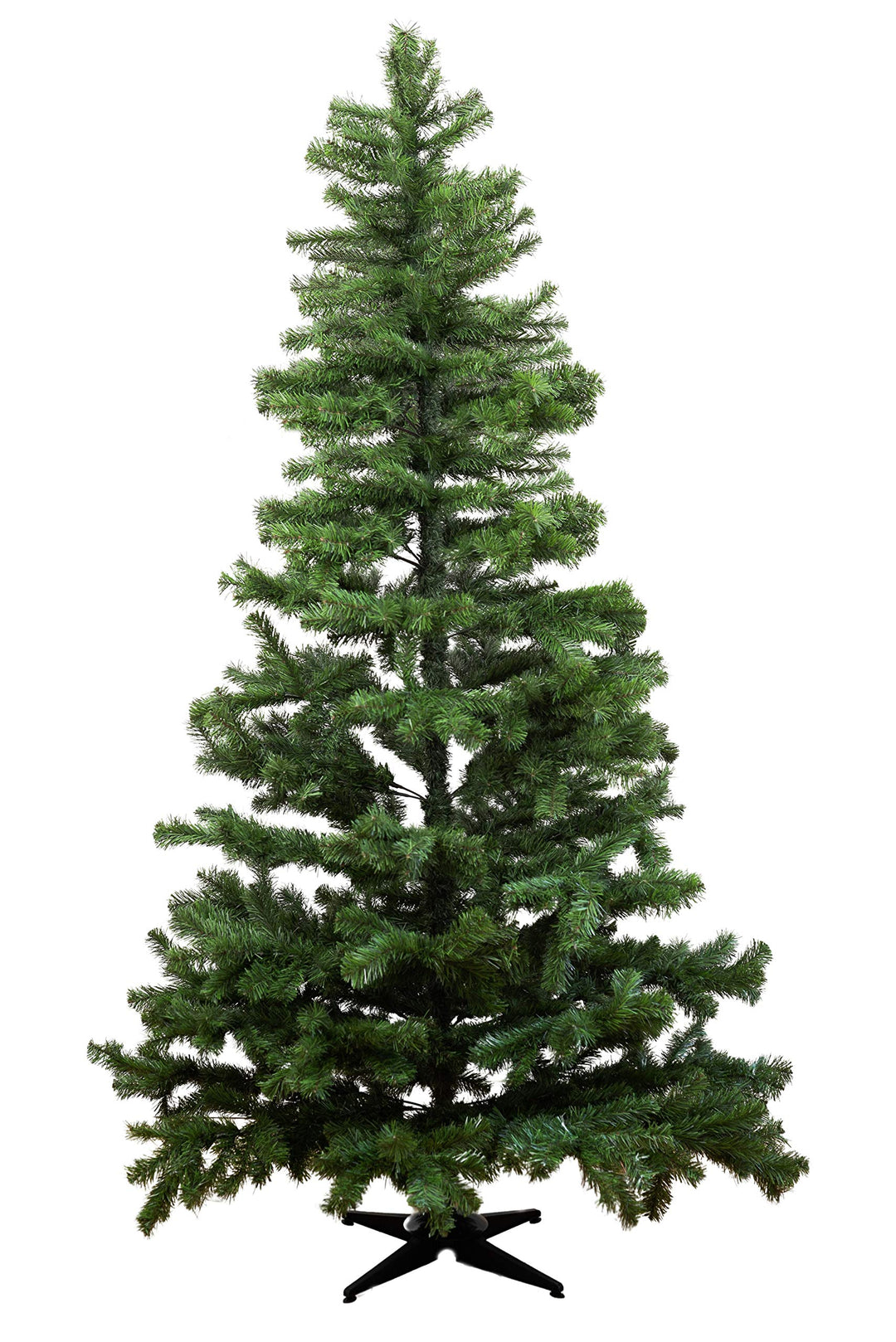 Heitmann Deco - Künstlicher Weihnachtsbaum - zum Zusammenstecken - 210cm - mit Metallfuss - Grün - T
