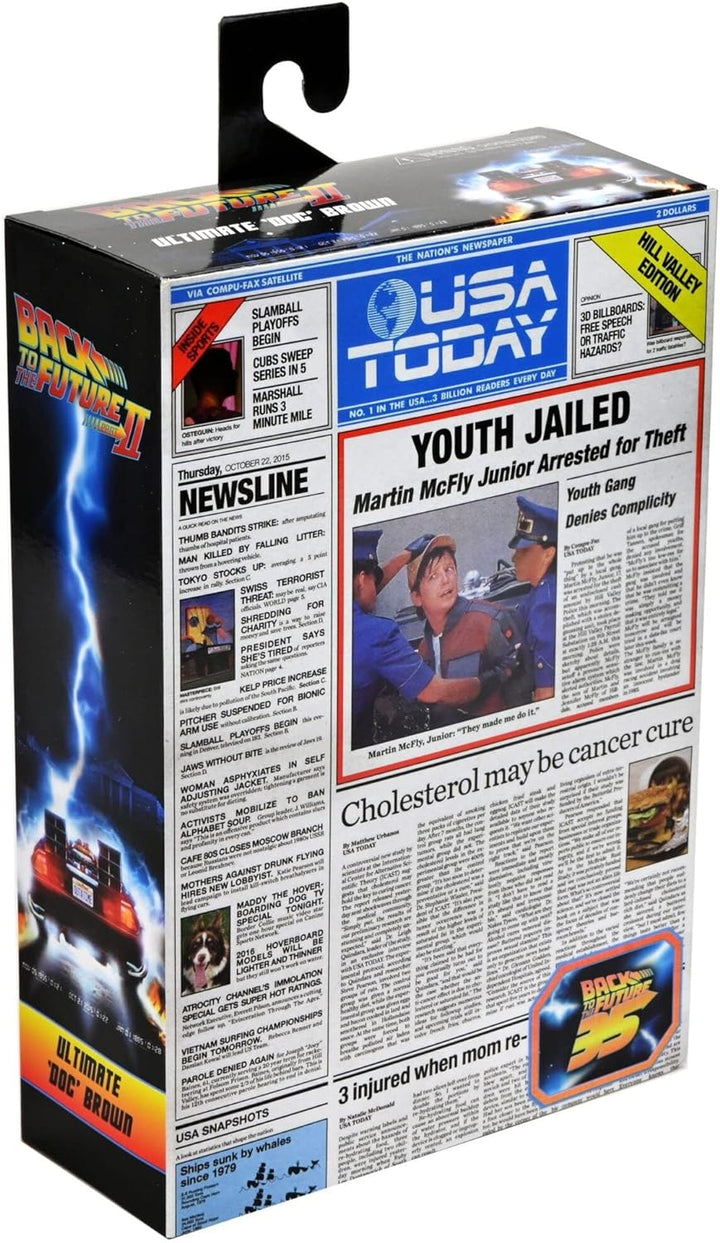 NECA Back to The Future - Ultimate Doc Brown 2015 - Figurine articulée 18c