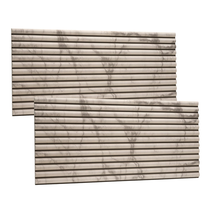 3D Wandpaneele, EPS-Schaumstoff Verblendstein - 3D UltraLight Linari Marble White HD Printed, 3d Ult