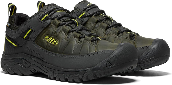 Keen Men's Targhee 3 Waterproof Hiking Shoe 41 EU Forest Night Evening Primrose, 41 EU Forest Night