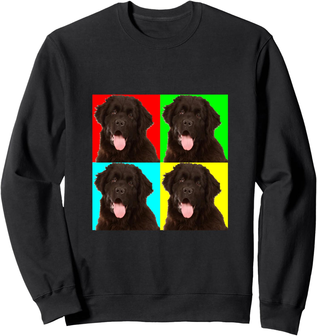 Pop Art Dog Newfoundland Sweatshirt