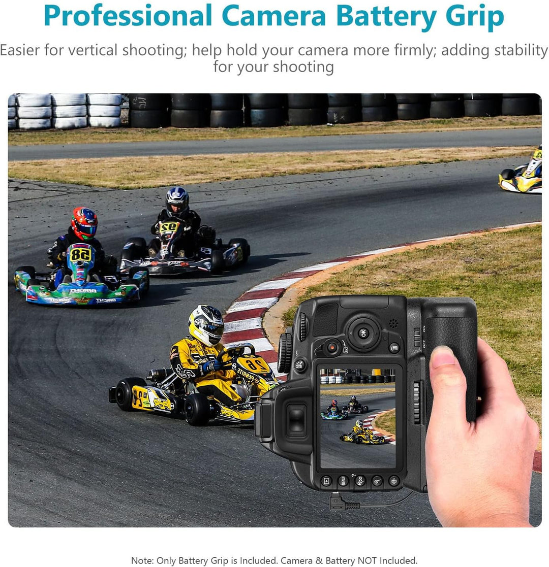 NEEWER Professional Vertikaler Batteriegriff Akkugriff Battery Grip wie der Nikon BG-2F für Nikon D3