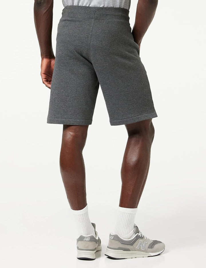 New Balance Herren Shorts Ms11903 L Heather Charcoal, L Heather Charcoal