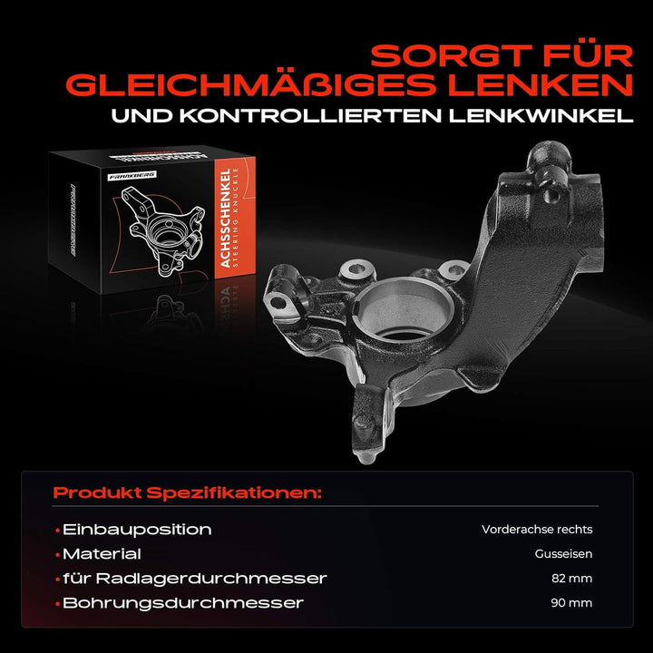 Frankberg Achsschenkel Radaufhängung Vorne Rechts Kompatibel mit Focus III Stufenheck/Turnier Focus