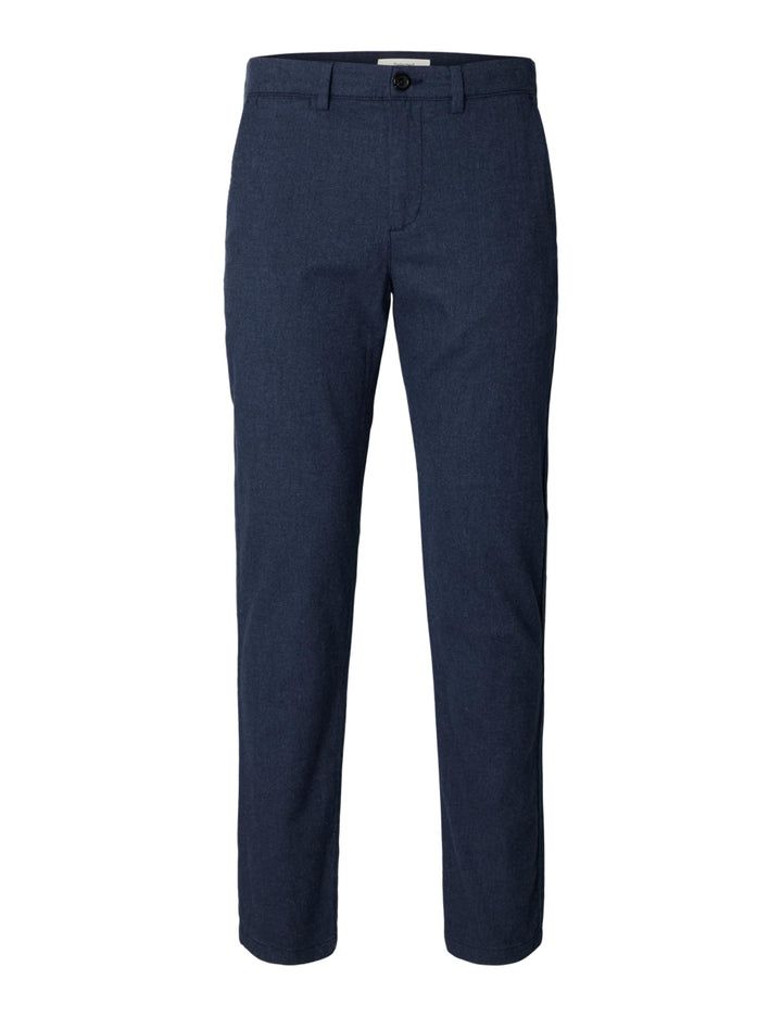 Selected Homme Male Chino 175 Slim Fit Brushed 29W / 32L Dark Sapphire/Detail:structure, 29W / 32L D