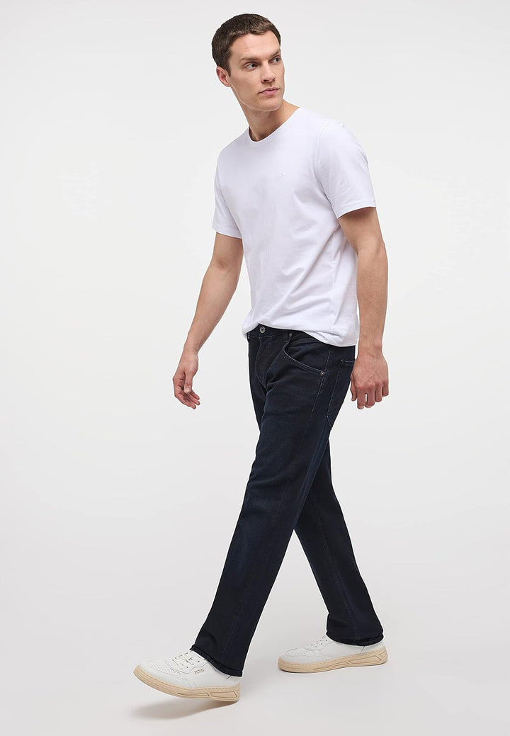 MUSTANG Herren Jeans Hose Style Michigan Straight 30W / 34L Blau, 30W / 34L Blau