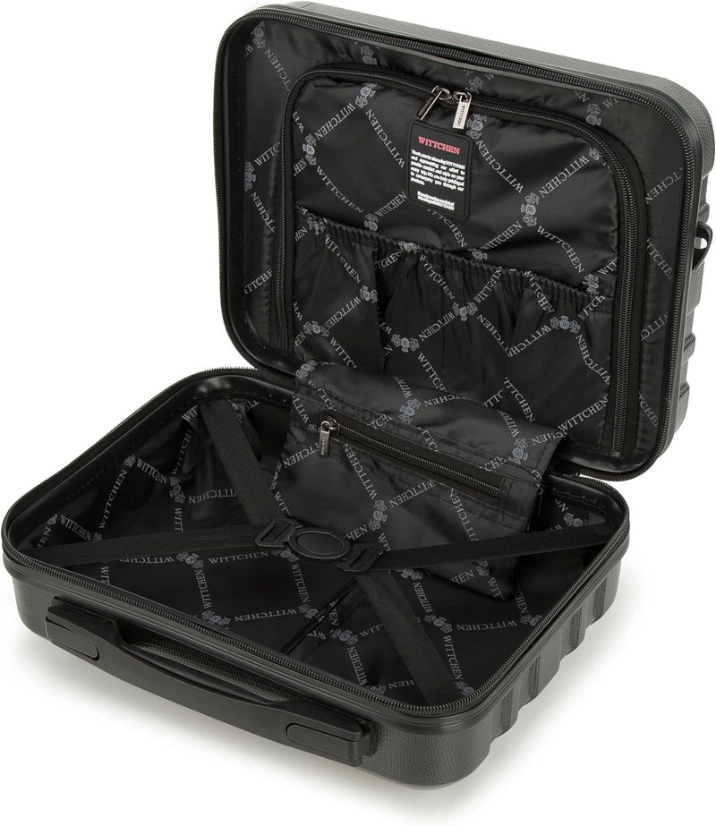 WITTCHEN Adventure Line Moderner Beauty Case aus Polycarbonat Horizontalen Streifenmuster Kosmetikko