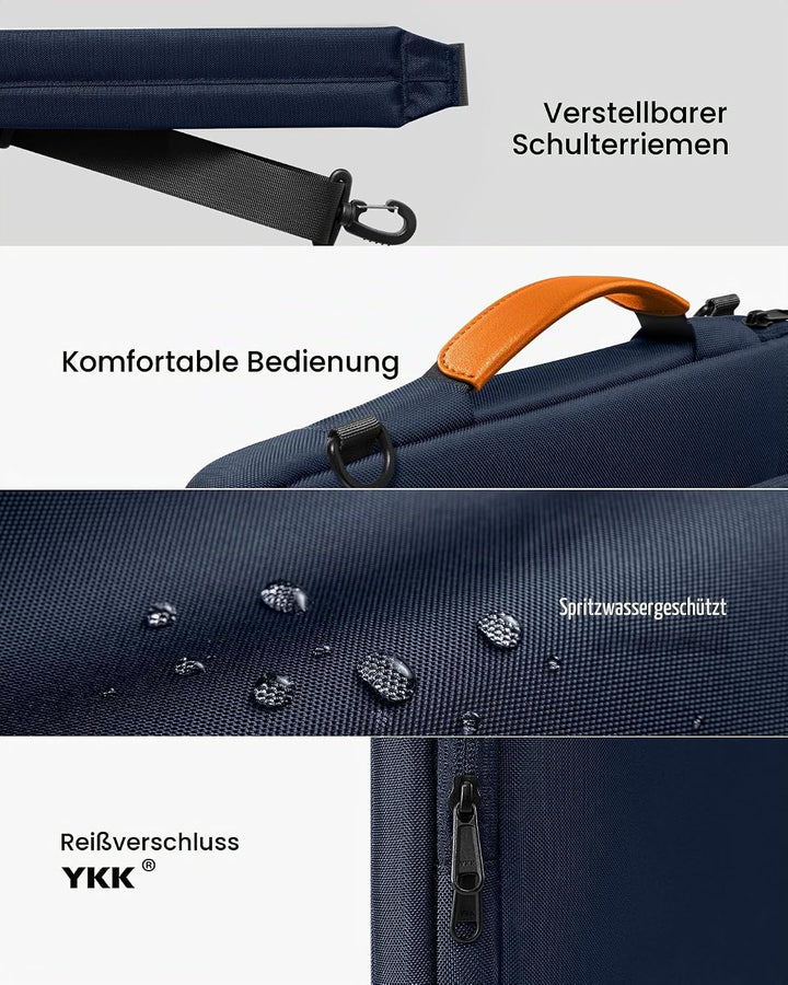 tomtoc 360° Laptop Tasche Hülle für 14 Zoll MacBook Pro M5/M4 Pro/Max | Laptoptasche Schultertasche