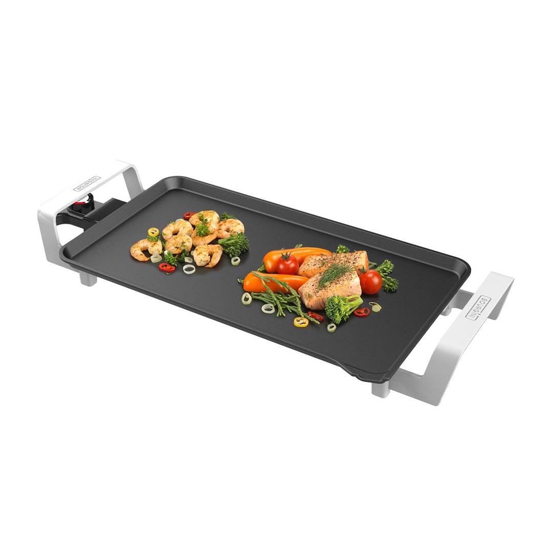 Bourgini Elements - Grillplatte - Grillplatte - PFAS Freie Keramikbeschichtung - 46 x 26 cm - GRS ze