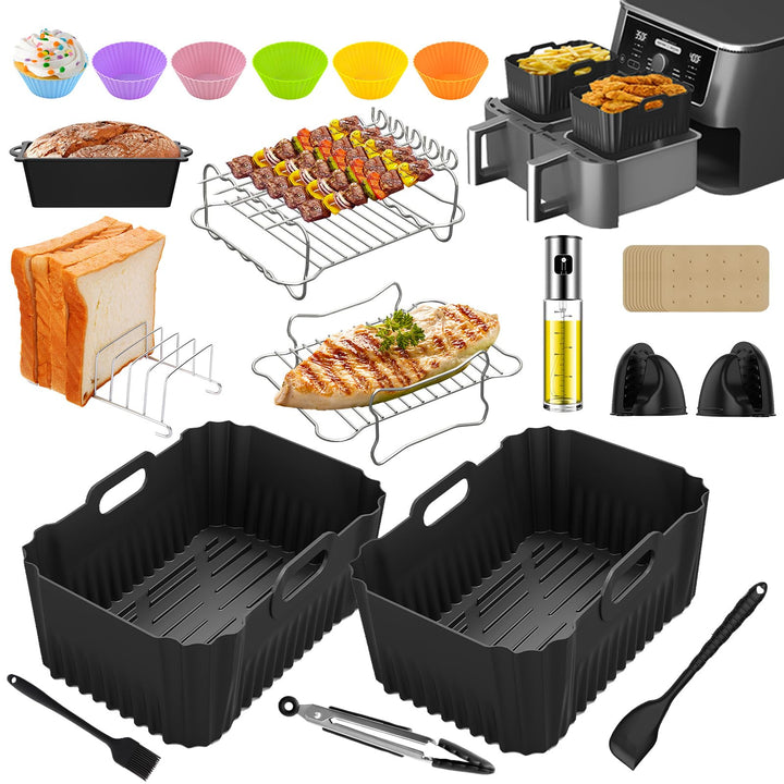 Zubehör Airfryer für Ninja Foodi MAX Dual Zone Heissluftfritteuse AF400EU AF300EU AF400EUCP DZ400EUS